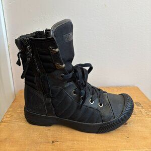 Aldo canvas combat boots